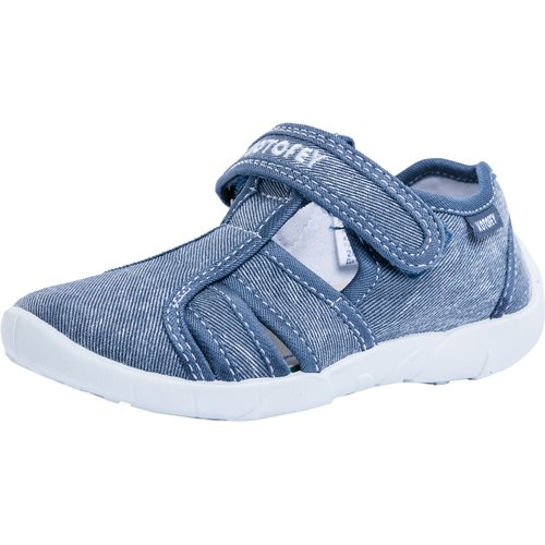 421026-16 туфли летние дошкольные текстильные голубой